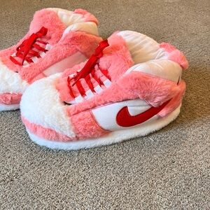 Cozy Pink and White Women's Slippers